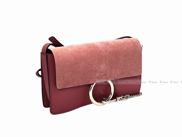 Chloe クロエ ハンドバッグ ショルダーバッグ カーフ ポシェット イタリア製 レディース 女 新品 ☆ SCARLET PINK J433..  ショルダーバッグ